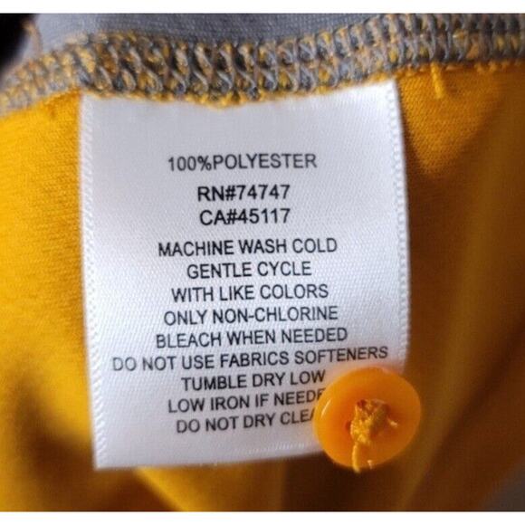 Red Head Brand Co Men’s Polo Shirt 2XL Yellow Gray Colorblock Outdoor Casual - Picture 5 of 5